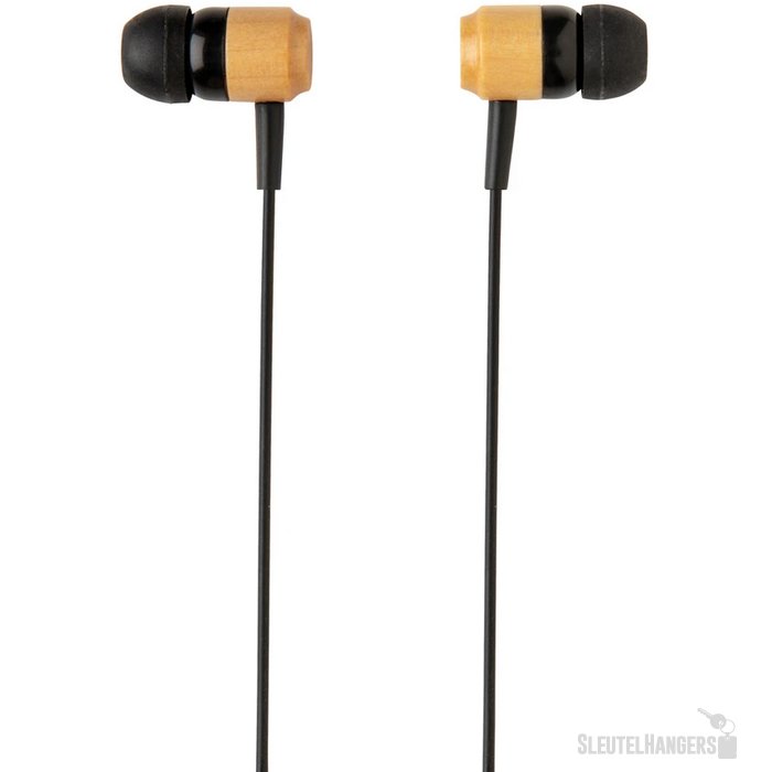 Bamboe draadloze oordoppen Bruin