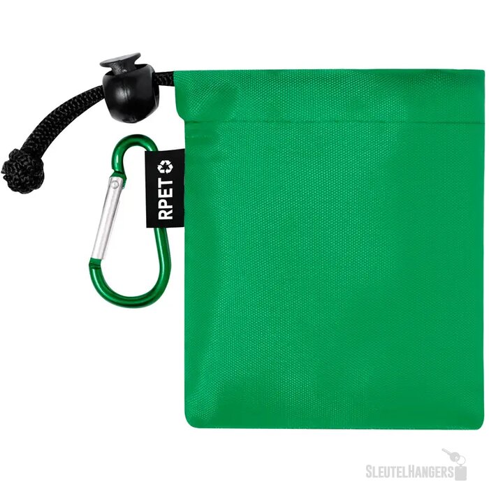 Kinderponcho In Tasje Groen