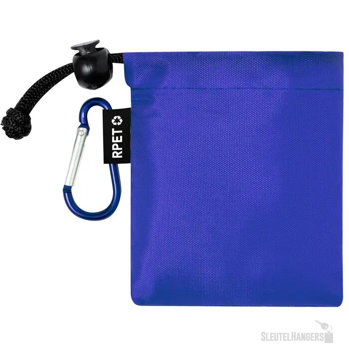 Kinderponcho In Tasje Blauw