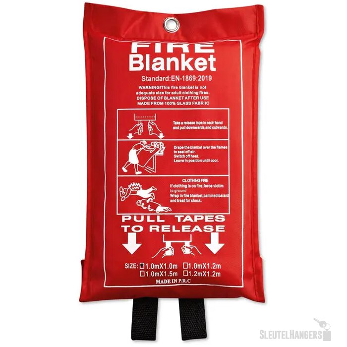 Blusdeken van glasvezel Rood