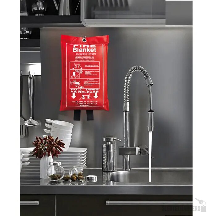 Blusdeken van glasvezel Rood