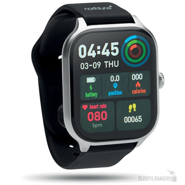 Smart gezondheidshorloge Irto zilver