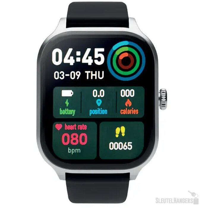 Smart gezondheidshorloge Irto zilver