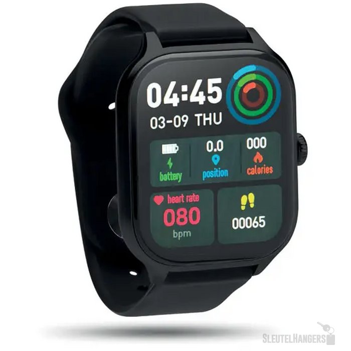 Smart gezondheidshorloge Irto zwart