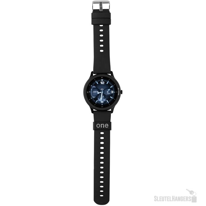 Swiss Peak RCS gerecycled TPU smart watch zwart