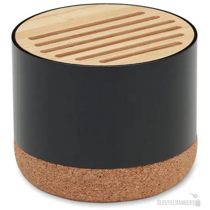 Kurk en aluminium luidspreker Rumba zwart