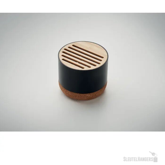 Kurk en aluminium luidspreker Rumba zwart