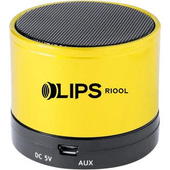 Bluetooth speaker met metalen behuizing Geel Bluetooth speaker met metalen behuizing Geel