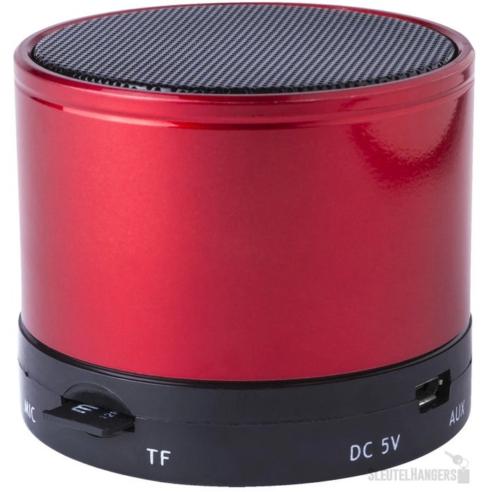 Bluetooth speaker met metalen behuizing Rood