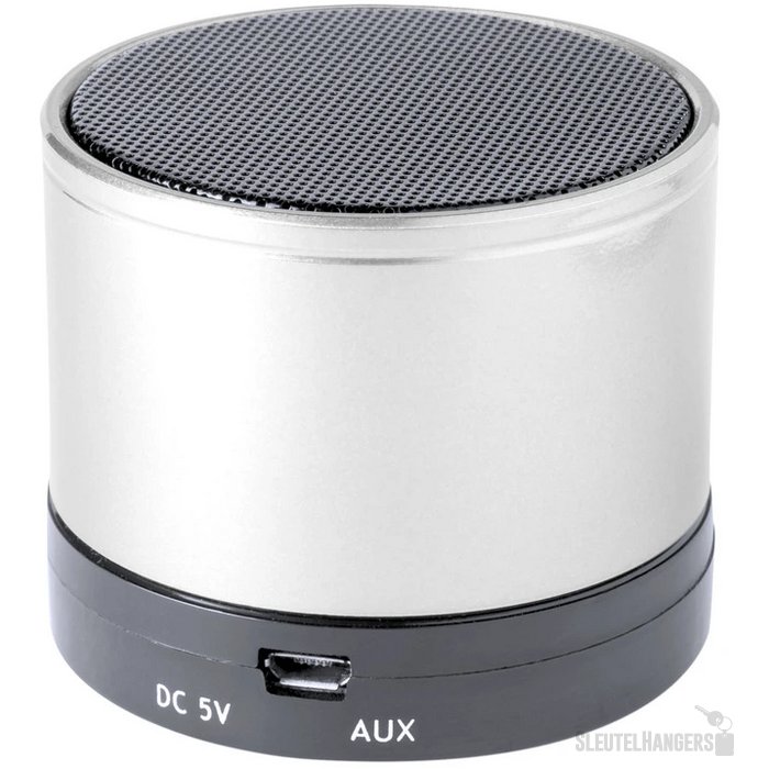 Bluetooth speaker met metalen behuizing Zilver