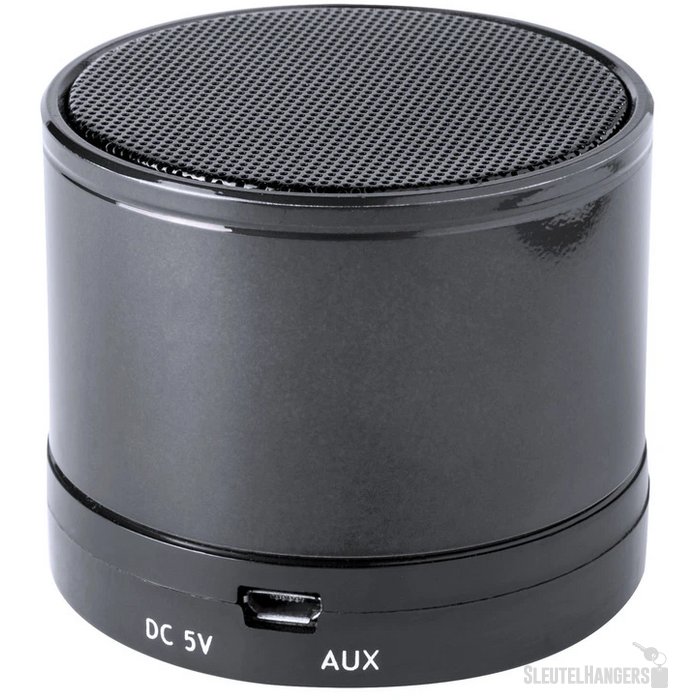 Bluetooth speaker met metalen behuizing Zwart