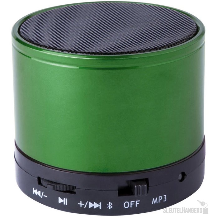 Bluetooth speaker met metalen behuizing Groen