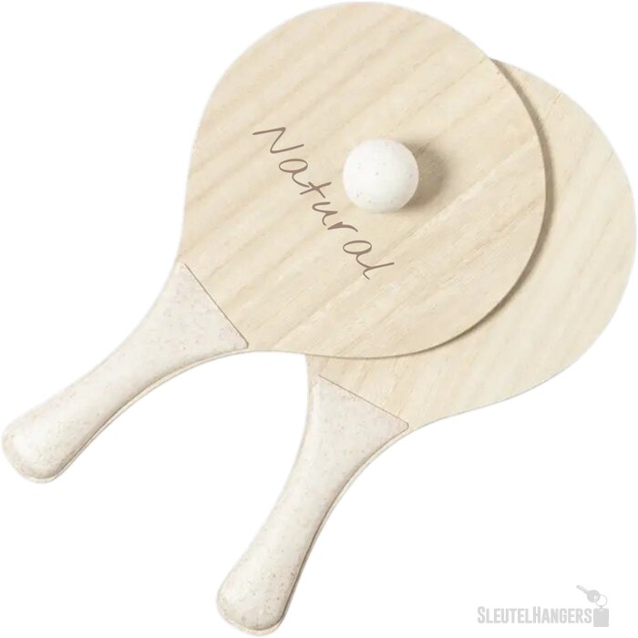 Eco beachtennis set Naturel