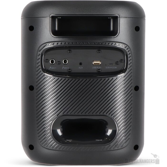 Muse Party Speaker met Microfoon Zwart
