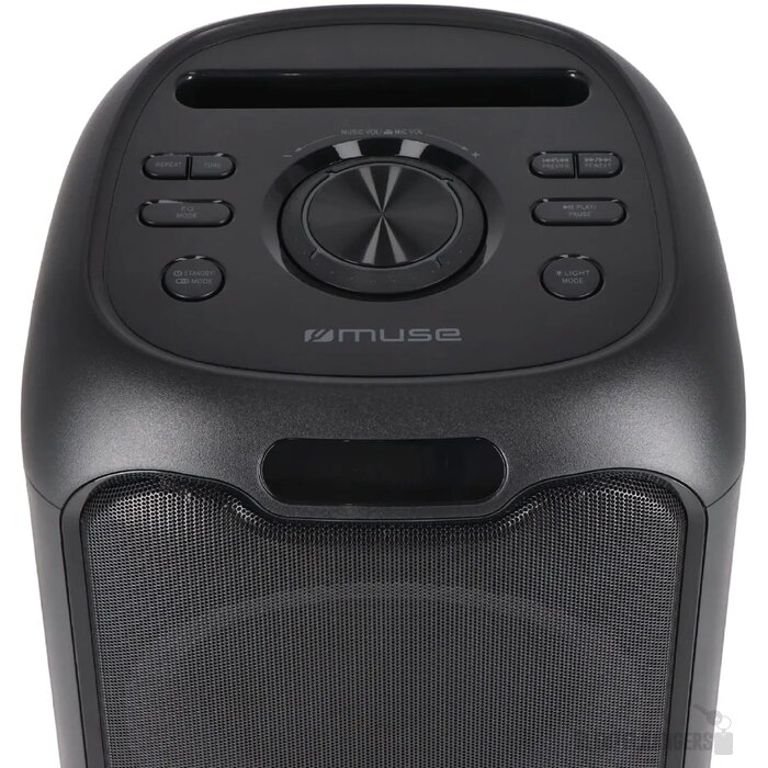 Muse Party Speaker met Microfoon Zwart