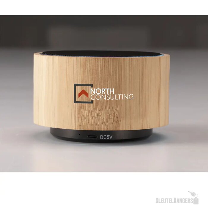 Draadloze speaker met geïntegreerd sfeerlicht Bruin