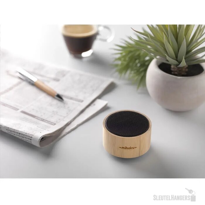 Draadloze speaker met geïntegreerd sfeerlicht Bruin