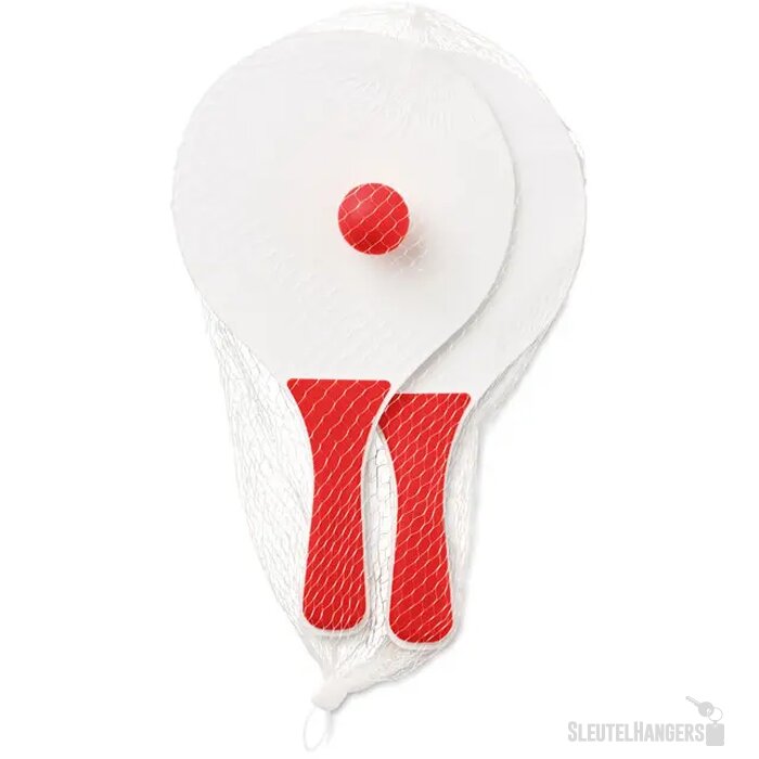 Mini strand tennisset Rood