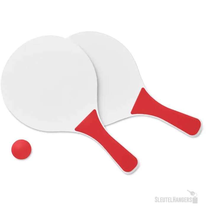 Mini strand tennisset Rood