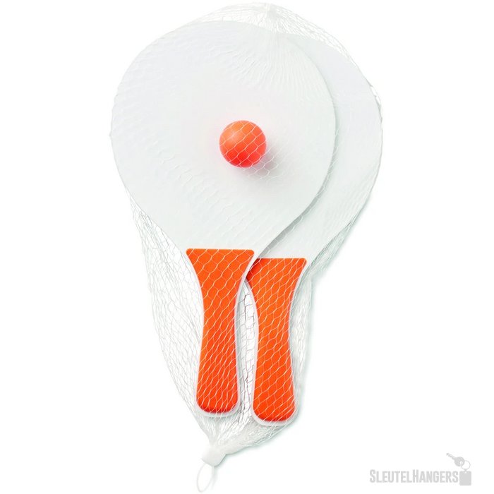 Mini strand tennisset Mini match oranje