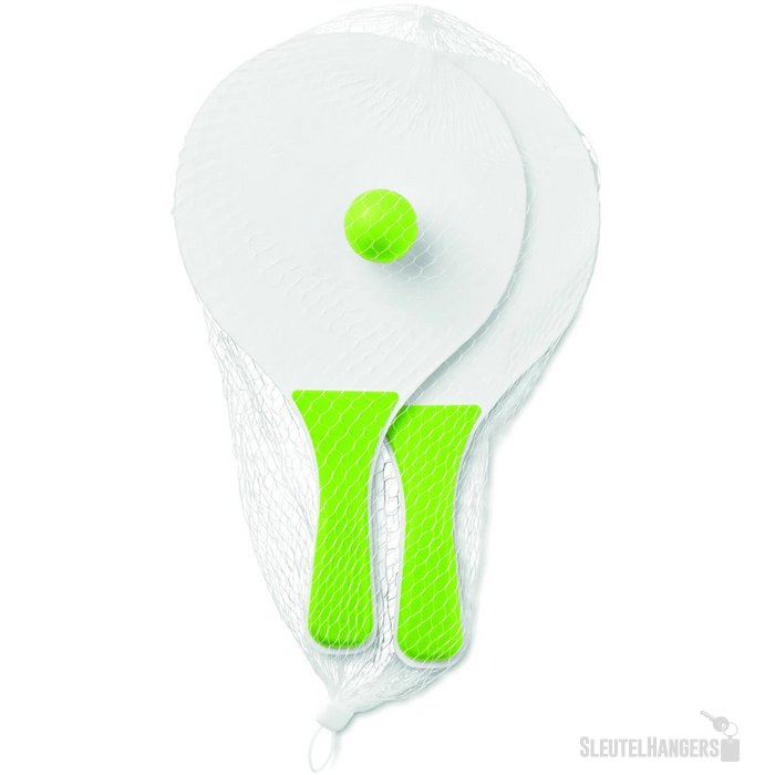 Mini strand tennisset Mini match limoen