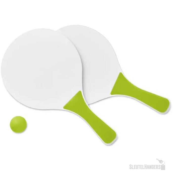 Mini strand tennisset Limoengroen