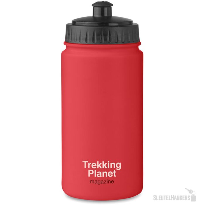 Kunststof drinkfles 500 ml Spot five rood