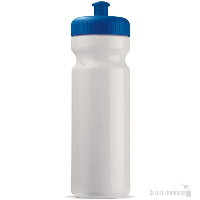 Sportbidon classic 750ml wit / donker blauw