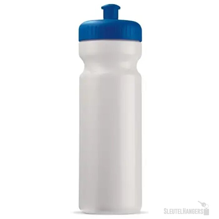 Sportbidon classic 750ml wit / donker blauw