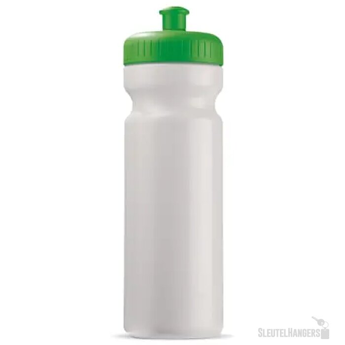Sportbidon classic 750ml wit / groen
