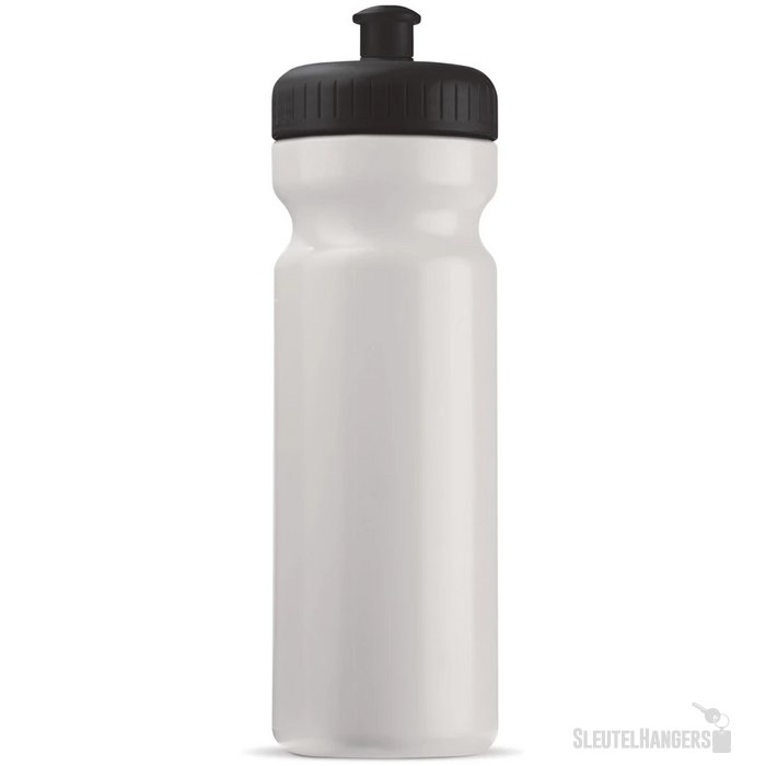 Sportbidon classic 750ml wit / zwart