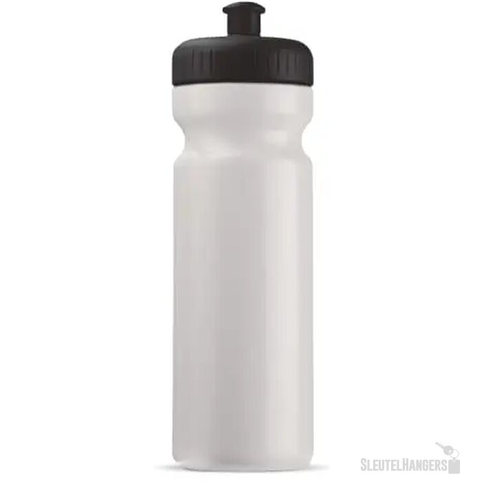 Sportbidon classic 750ml wit / zwart
