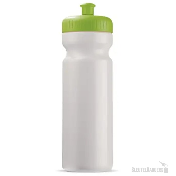 Sportbidon classic 750ml wit / licht groen