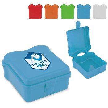 Broodtrommel sandwich blauw Broodtrommel sandwich blauw