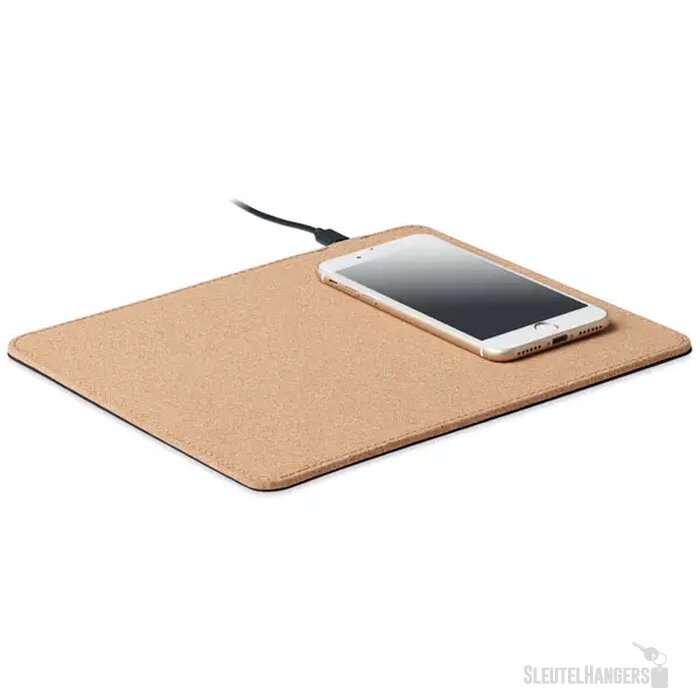 Muismat met 15w oplader Wireless matty Beige