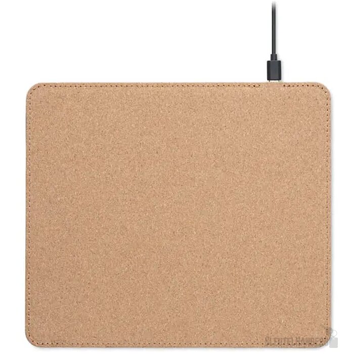 Muismat met 15w oplader Wireless matty Beige
