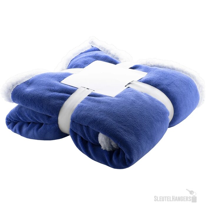 Sammia Coral Fleece Deken (Kobalt) Blauw