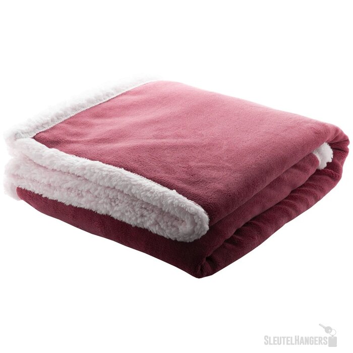 Sammia Coral Fleece Deken Bordeaux