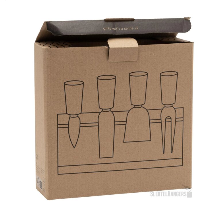 Kaasplank Met Magnetische Messenhouder
