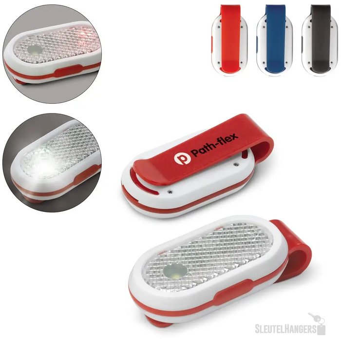 Fietslamp click-on zwart /