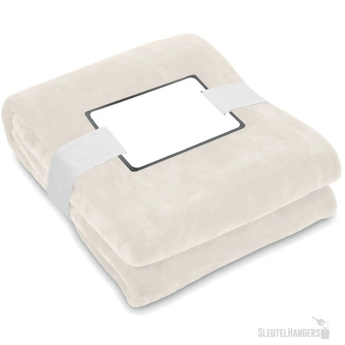 Rpet fleecedeken 280gr/m² Logan beige