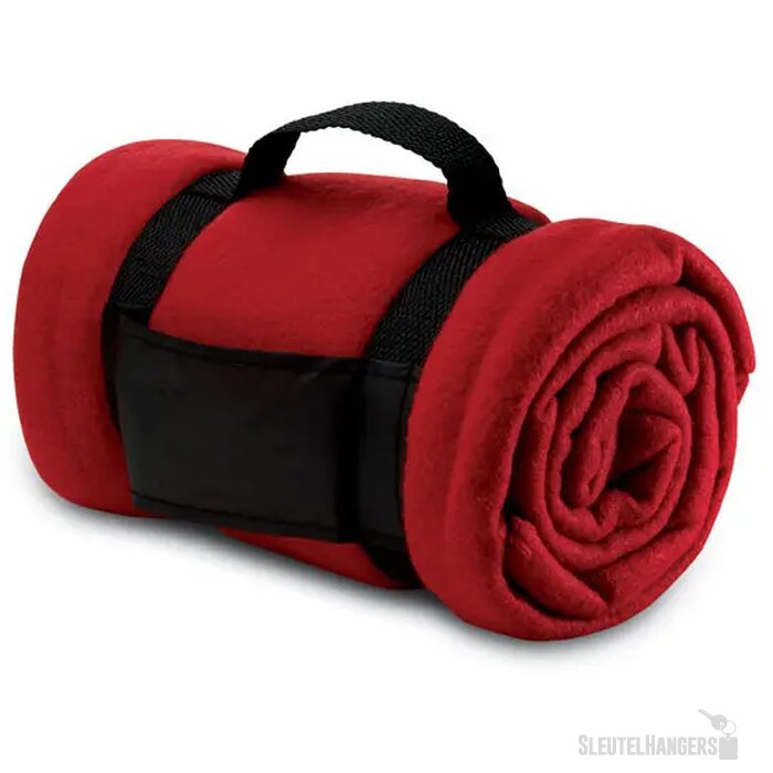 Fleece deken Stavenger Rood