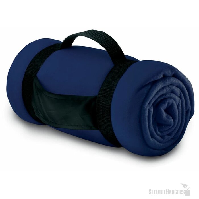 Fleece deken Stavenger blauw