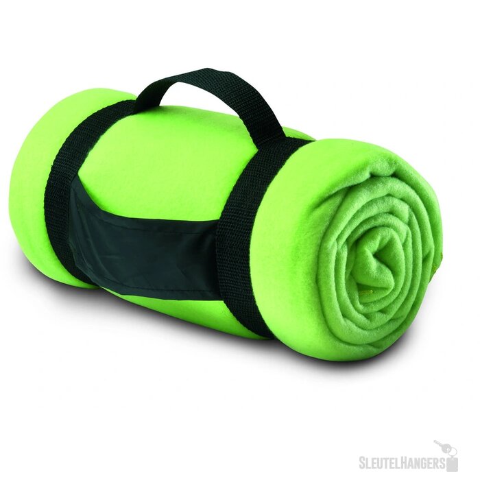 Fleece deken Stavenger limoen