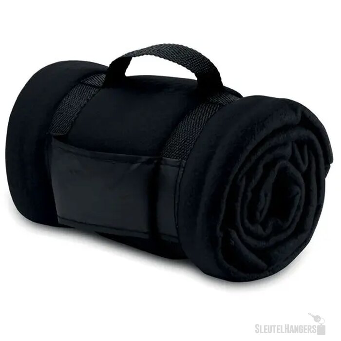 Fleece deken Stavenger Zwart