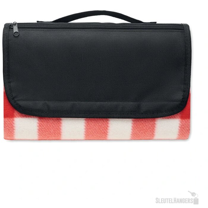 Rpet fleece deken 150 gr/m² Caly rood