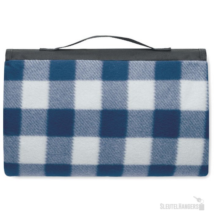 Rpet fleece deken Caly Blauw