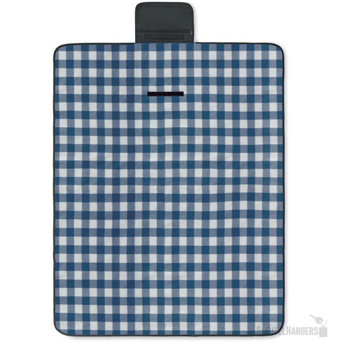 Rpet fleece deken Caly Blauw