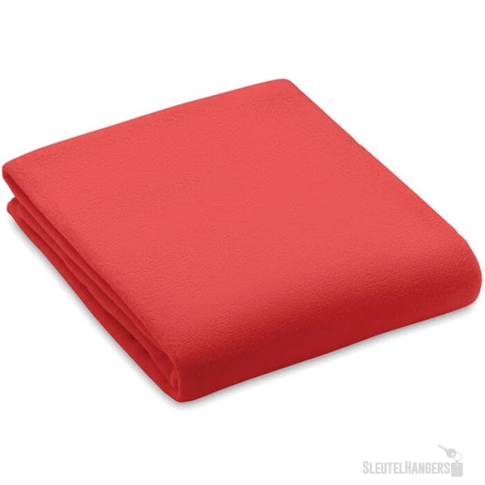 Rpet fleece deken 130gr/m² Bogda rood
