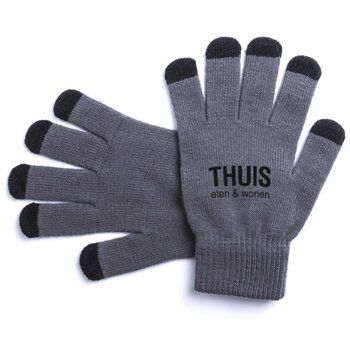 Tellar Handschoen Touchscreen Donker Grijs Tellar Handschoen Touchscreen Donker Grijs